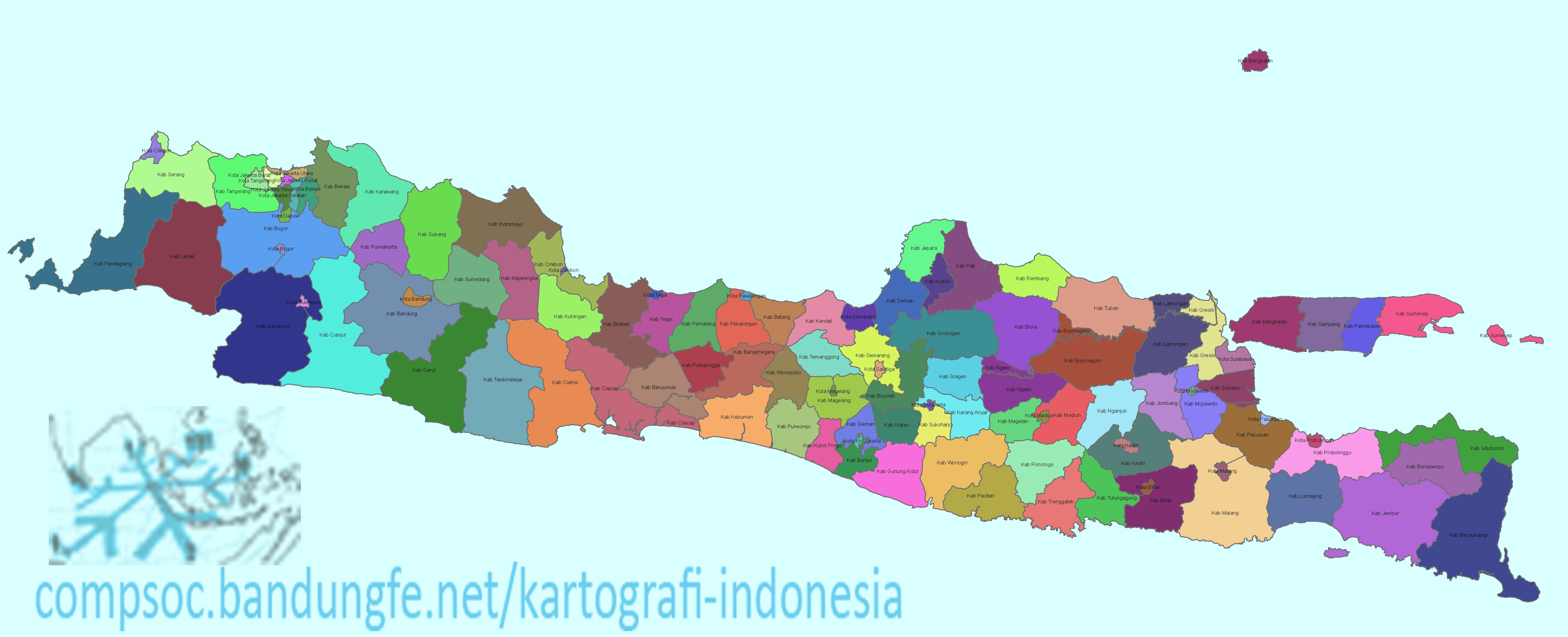 Wilayah Wilayah Di Pulau Jawa